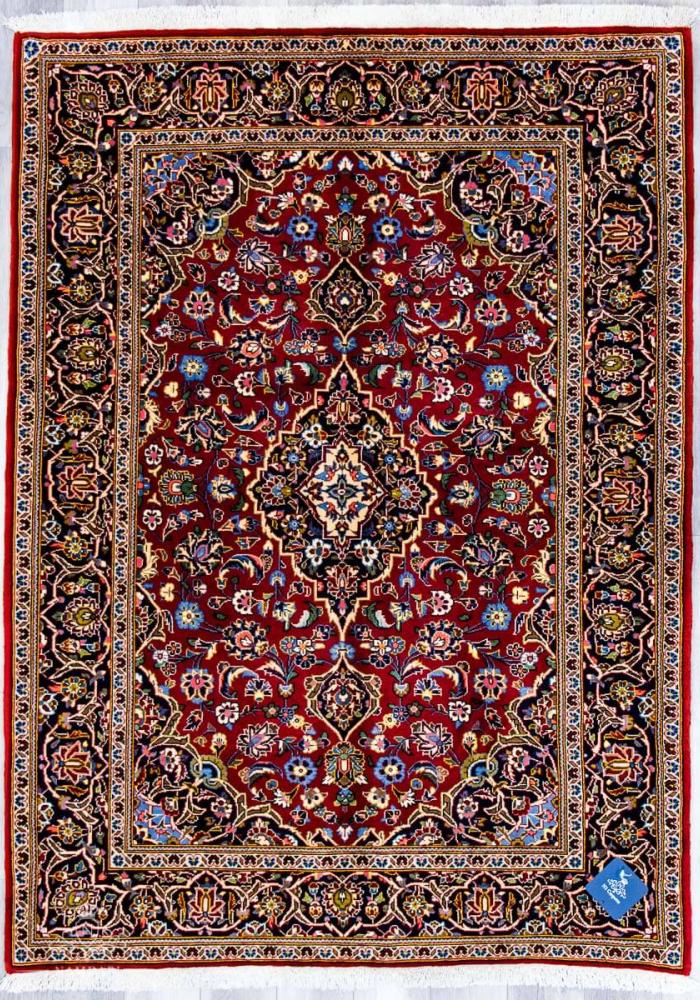 Kashan Namdari Persian Carpet Rug N1Carpet