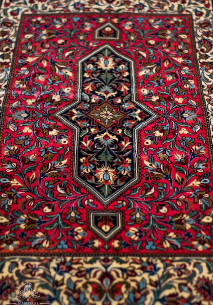 Qom Namdari Persian Carpet Rug N1Carpet