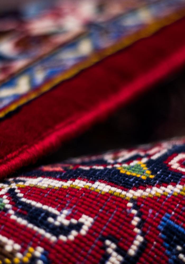 Kashan Namdari Persian Carpet rug N1Carpet